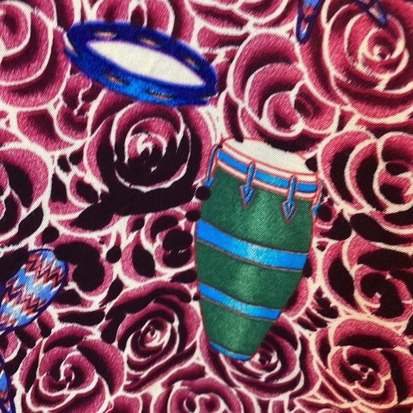 Vintage BayouWear NOLA Jazz & Heritage Festival HowAhYa 1990s Midi Skirt Size M - Picture 12 of 16